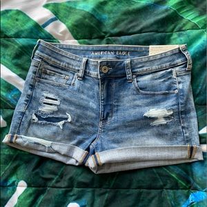 Brand New American Eagle Midi Jean Shorts